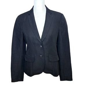 Rag and Bone Bailey Linen Silk Blend Blazer Black Size 2